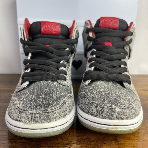 Nike Dunk Premium SB High 2014 Sz 7.5 Men’s Sneakers Shoes Salt Satin 313171-024 - Picture 12 of 12